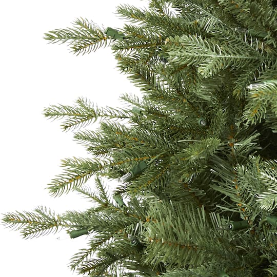 5ft. Pre-Lit New Hampshire Spruce Artificial Christmas Tree, Warm White LED Lights